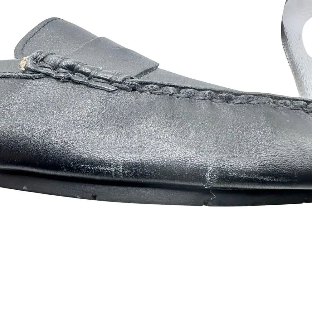 Cole Haan | Men | Somerset Black Leather Driving Penny Loafers | Size 9.5 M